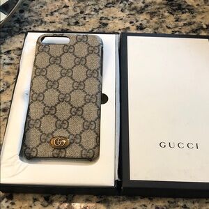 Gucci Monogram Beige Phone Case IPhone apple 8 plus